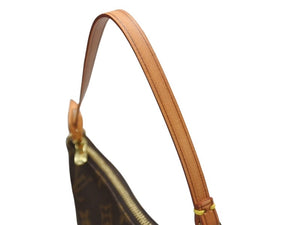 極美品 LOUIS VUITTON ルイヴィトン ポシェット アクセソワール アクセサリーポーチ M51980 モノグラム PVC レザー 中古 4b005165