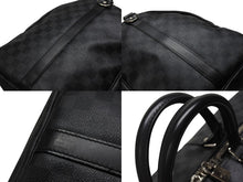 Load image into Gallery viewer, LOUISVUITTON ルイヴィトン キーポルバンドリエール55 ボストンバッグ N41413 ダミエグラフィット キャンバス ブラック 美品 中古 4b005166