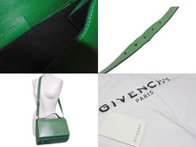 Load image into Gallery viewer, GIVENCHY ジバンシィ パンドラ ボックス ショルダーバッグ ハンドバッグ グリーン レザー ゴールド金具 良品 中古 4b005169