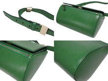 Load image into Gallery viewer, GIVENCHY ジバンシィ パンドラ ボックス ショルダーバッグ ハンドバッグ グリーン レザー ゴールド金具 良品 中古 4b005169