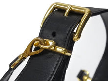 Load image into Gallery viewer, 極美品 MIUMIU ミュウミュウ ショルダーバッグ ハンドバッグ ホーボー 2way 5BC161 レザー ブラック ゴールド金具 中古 4b005170