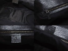 Load image into Gallery viewer, GUCCI グッチ ハンドバッグ トートバッグ ヴィンテージ 120982 002058 GGキャンバス レザー ブラック シルバー金具 良品 中古 4b005174