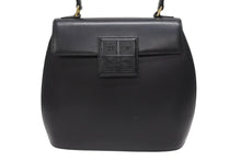 Load image into Gallery viewer, GIVENCHY ジバンシー レザー 初期 ケリー型 ハンドバッグ ブラック 黒 ゴールド金具 ロゴ ステッチ 手持ち 鞄 美品 中古 4b005178