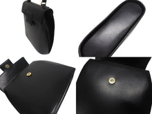Load image into Gallery viewer, GIVENCHY ジバンシー レザー 初期 ケリー型 ハンドバッグ ブラック 黒 ゴールド金具 ロゴ ステッチ 手持ち 鞄 美品 中古 4b005178