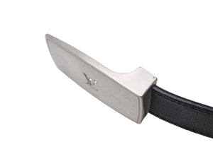 ルイヴィトン ルイヴィトン サンチュール ロゴバックル ワンポイントロゴ ベルト M9638 ブラック サイズ90/36 美品 中古 4b005181 