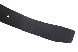 ルイヴィトン ルイヴィトン サンチュール ロゴバックル ワンポイントロゴ ベルト M9638 ブラック サイズ90/36 美品 中古 4b005181 