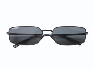 極美品 PRADA プラダ スクエア サングラス アイウェア SPRA60 1AB-5S0 サイズ59◻︎16 140 ブラック 中古 4b005186