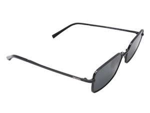 極美品 PRADA プラダ スクエア サングラス アイウェア SPRA60 1AB-5S0 サイズ59◻︎16 140 ブラック 中古 4b005186