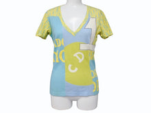 Load image into Gallery viewer, Christian Dior クリスチャンディオール J&#39;ADORE ジャドール Vネック半袖Ｔシャツ 5E16155950 サイズ36 ガリアーノ期 美品 中古 4b005202