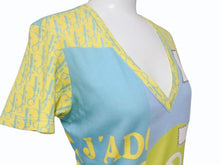 Load image into Gallery viewer, Christian Dior クリスチャンディオール J&#39;ADORE ジャドール Vネック半袖Ｔシャツ 5E16155950 サイズ36 ガリアーノ期 美品 中古 4b005202