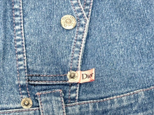 Load image into Gallery viewer, Christian Dior クリスチャンディオール デニムジャケット 3P12022511 サイズ42 インディゴブルー ピンク ガリアーノ期 美品 中古 4b005209