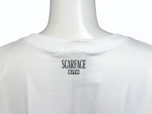 Load image into Gallery viewer, 新品未使用 KITH SCARFACE キス スカーフェイス コラボ プリントＴシャツ RN#140659 コットン ホワイト サイズXL 中古 4b005211