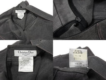 Load image into Gallery viewer, 極美品 Christian Dior クリスチャンディオール デニムスカート 3E12033591 サイズ38 ベルテッドデザイン ステッチ ガリアーノ期 中古 4b005215