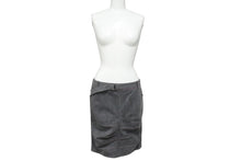 Load image into Gallery viewer, 極美品 Christian Dior クリスチャンディオール デニムスカート 3E12033591 サイズ38 ベルテッドデザイン ステッチ ガリアーノ期 中古 4b005215