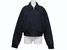 Load image into Gallery viewer, 新品未使用 MIUMIU ミュウミュウ Technical Fabric Down Jacket ダウンジャケット ML1086 ショート丈 ブラック 中古 4b005216