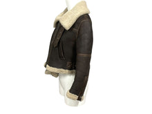 Load image into Gallery viewer, Jean Paul GAULTIER ジャンポールゴルチェ ムートンレザージャケット C772002 90 サイズ40 レディース ブラウン 美品 中古 4b005217