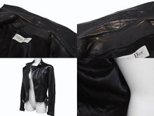 Load image into Gallery viewer, Christian Dior クリスチャンディオール 03SS ダブルライダースジャケット 3H14022000 サイズ38 ガリアーノ期 ブラック 美品 中古 4b005219
