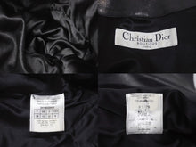 Load image into Gallery viewer, Christian Dior クリスチャンディオール 03SS ダブルライダースジャケット 3H14022000 サイズ38 ガリアーノ期 ブラック 美品 中古 4b005219