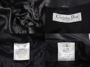 Christian Dior クリスチャンディオール 03SS ダブルライダースジャケット 3H14022000 サイズ38 ガリアーノ期 ブラック 美品 中古 4b005219