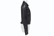 Load image into Gallery viewer, Christian Dior クリスチャンディオール 03SS ダブルライダースジャケット 3H14022000 サイズ38 ガリアーノ期 ブラック 美品 中古 4b005219