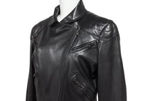 Load image into Gallery viewer, Christian Dior クリスチャンディオール 03SS ダブルライダースジャケット 3H14022000 サイズ38 ガリアーノ期 ブラック 美品 中古 4b005219