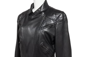 Christian Dior クリスチャンディオール 03SS ダブルライダースジャケット 3H14022000 サイズ38 ガリアーノ期 ブラック 美品 中古 4b005219