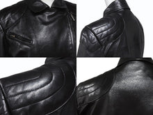 Load image into Gallery viewer, Christian Dior クリスチャンディオール 03SS ダブルライダースジャケット 3H14022000 サイズ38 ガリアーノ期 ブラック 美品 中古 4b005219
