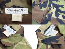 Load image into Gallery viewer, 極美品 Christian Dior クリスチャンディオール 半袖コットンジャケット b1P12021130 サイズ38 カモフラ柄 ガリアーノ期 中古 4b005220