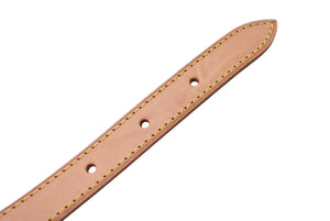 極美品 LOUIS VUITTON ルイヴィトン ストラップ ハンドル ブラウン フランス製 全長64cm 中古 4b005223