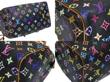 Load image into Gallery viewer, LOUIS VUITTON ルイヴィトン 村上隆 スピーディ25 フラーンジュ フリンジ M40114 モノグラムマルチ ブラック 美品 中古 4b005231