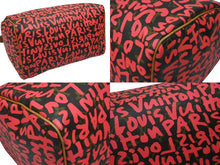 Load image into Gallery viewer, 極美品 LOUIS VUITTON ルイヴィトン モノグラム グラフィティ スピーディ30 ハンドバッグ M93704 ピンク PVC ヌメ革 中古 4b005232