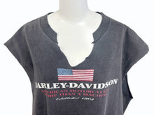 Load image into Gallery viewer, VINTAGE ヴィンテージ 90&#39;s HARLEY-DAVIDSON ハーレーダビッドソン カットオフTシャツ ノースリーブ サイズXL 1998年 良品 中古 4b005234