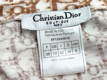 Load image into Gallery viewer, 極美品 Christian Dior クリスチャンディオール 半袖VネックTシャツ 5P12044610 サイズ38 トロッター リボン ガリアーノ期 中古 4b005236