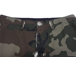 新品未使用 CHROME HEARTS クロムハーツ Devil Dog Shorts デビルドッグショーツ サイズ33 CHクロスパッチ カモフラ 中古 4b003719