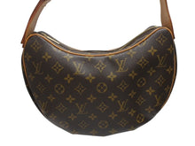 Load image into Gallery viewer, 極美品 LOUIS VUITTON ルイヴィトン クロワッサンMM ワンショルダーバッグ M51512 モノグラム PVC レザー ブラウン 中古 4b005243