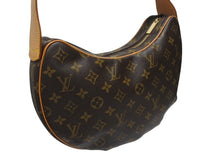 Load image into Gallery viewer, 極美品 LOUIS VUITTON ルイヴィトン クロワッサンMM ワンショルダーバッグ M51512 モノグラム PVC レザー ブラウン 中古 4b005243
