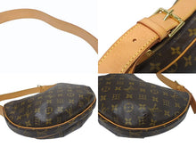 Load image into Gallery viewer, 極美品 LOUIS VUITTON ルイヴィトン クロワッサンMM ワンショルダーバッグ M51512 モノグラム PVC レザー ブラウン 中古 4b005243
