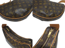 Load image into Gallery viewer, 極美品 LOUIS VUITTON ルイヴィトン クロワッサンMM ワンショルダーバッグ M51512 モノグラム PVC レザー ブラウン 中古 4b005243