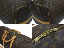 Load image into Gallery viewer, LOUIS VUITTON ルイヴィトン キーポル バンドリエール55 ボストンバッグ M41414 モノグラム ブラウン 美品 中古 4b005249