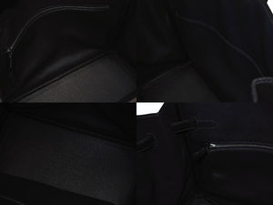 極美品 HERMES エルメス Haut a Courroies オータクロア36 ハンドバッグ トゴ ブルーインディゴ シルバー金具 □I刻印 中古 4b005255