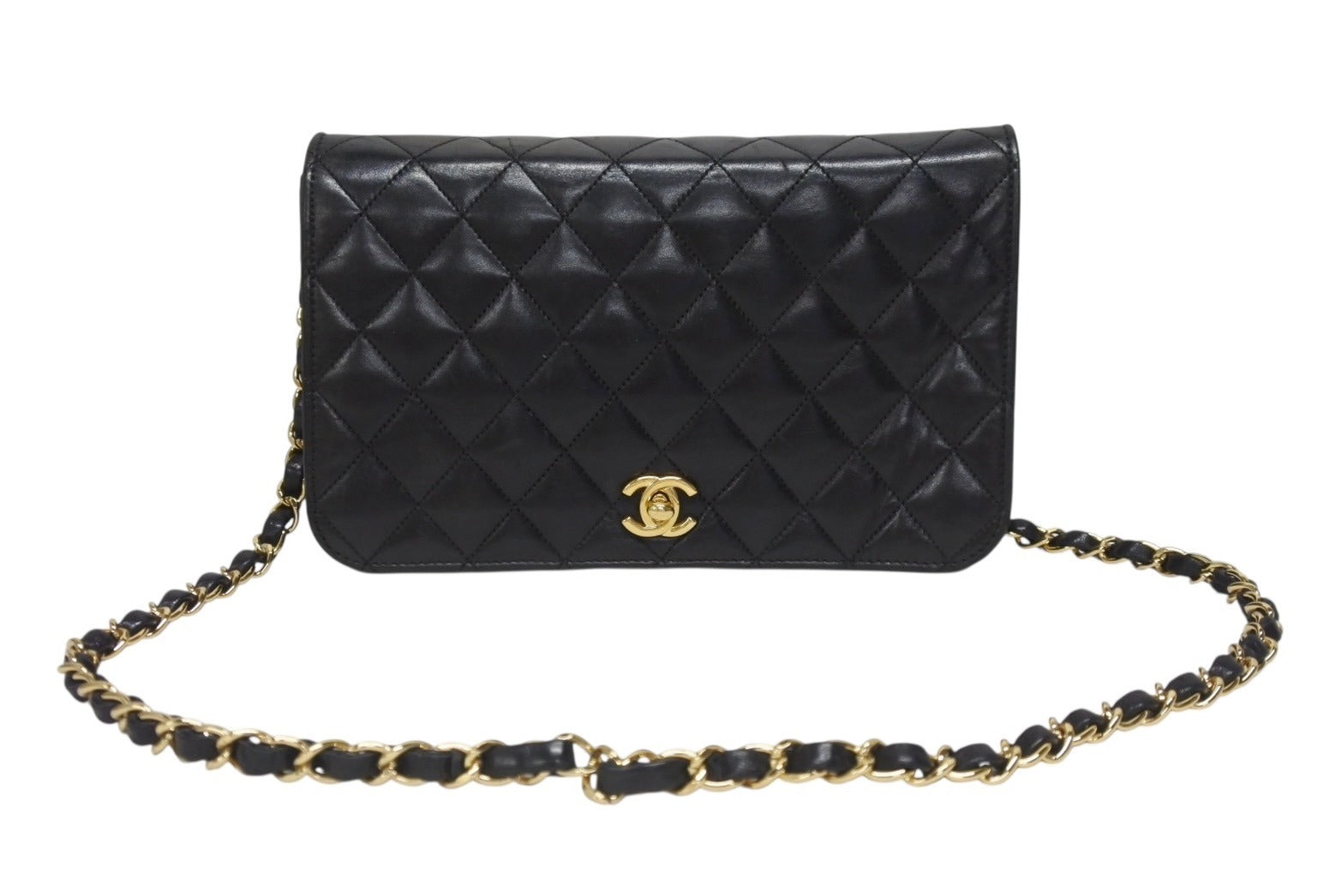 た*や様 ヴィンテージ　CHANEL CHANEL 1995年頃製 トリプルCCマークステッチチェーンショルダー