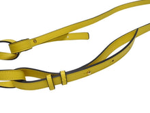 Load image into Gallery viewer, 極美品 LOEWE ロエベ ハンモック ミニ ハンドバッグ ショルダーバッグ 052123 スペイン製 レザー イエロー ブラック 中古 4b005266