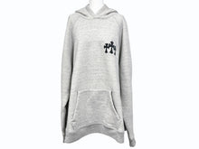 Load image into Gallery viewer, 極美品 CHROME HEARTS クロムハーツ 25SS セメタリークロスパッチ プルオーバーフーディー パーカー サイズXXL グレー 中古 4b005280