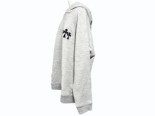 Load image into Gallery viewer, 極美品 CHROME HEARTS クロムハーツ 25SS セメタリークロスパッチ プルオーバーフーディー パーカー サイズXXL グレー 中古 4b005280