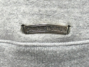 極美品 CHROME HEARTS クロムハーツ 25SS セメタリークロスパッチ プルオーバーフーディー パーカー サイズXXL グレー 中古 4b005280