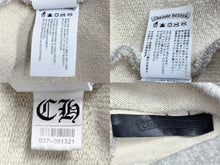 Load image into Gallery viewer, 極美品 CHROME HEARTS クロムハーツ 25SS セメタリークロスパッチ プルオーバーフーディー パーカー サイズXXL グレー 中古 4b005280