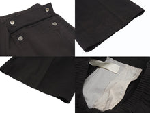 Load image into Gallery viewer, 極美品 Rick Owens リックオウエンス 20FW Bela Trousers ベラ トラウザーズ パンツ ダークブラウン ポリエステル RU20F3361 サイズ48 中古 4b005284