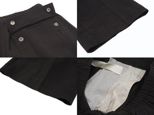 極美品 Rick Owens リックオウエンス 20FW Bela Trousers ベラ トラウザーズ パンツ ダークブラウン ポリエステル RU20F3361 サイズ48 中古 4b005284