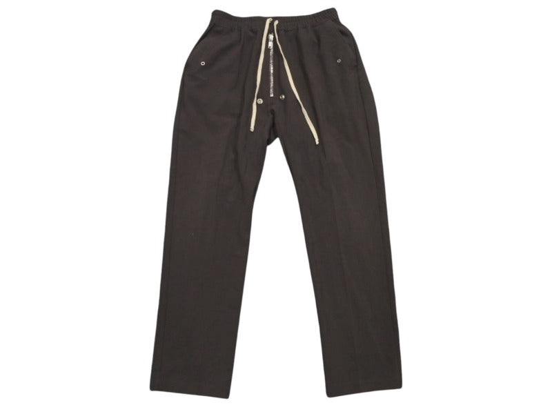 極美品 Rick Owens リックオウエンス 20FW Bela Trousers ベラ トラウザーズ パンツ ダークブラウン ポリエステル RU20F3361 サイズ48 中古 4b005284