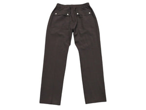 極美品 Rick Owens リックオウエンス 20FW Bela Trousers ベラ トラウザーズ パンツ ダークブラウン ポリエステル RU20F3361 サイズ48 中古 4b005284
